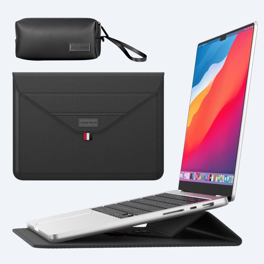 FlexFold | Protective & Portable Laptop Sleeve Case with Pouch