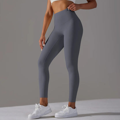 Nahtlose Yoga-Leggings mit hoher Taille