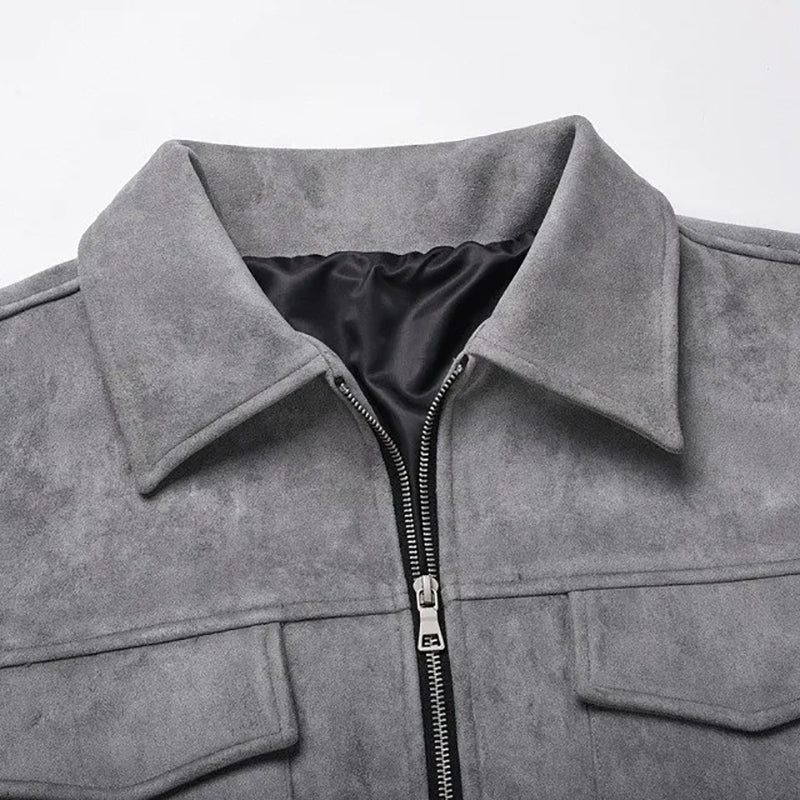 Jackson | Elegante und lässige Wildleder-Crock-Jacke