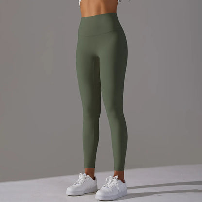 Nahtlose Yoga-Leggings mit hoher Taille