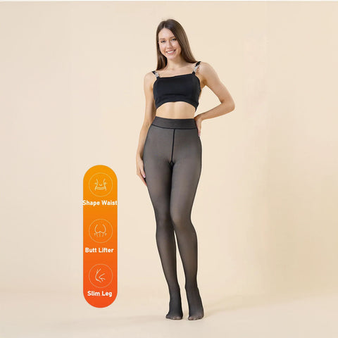 Samt-Leggings | Warme Innenschicht 