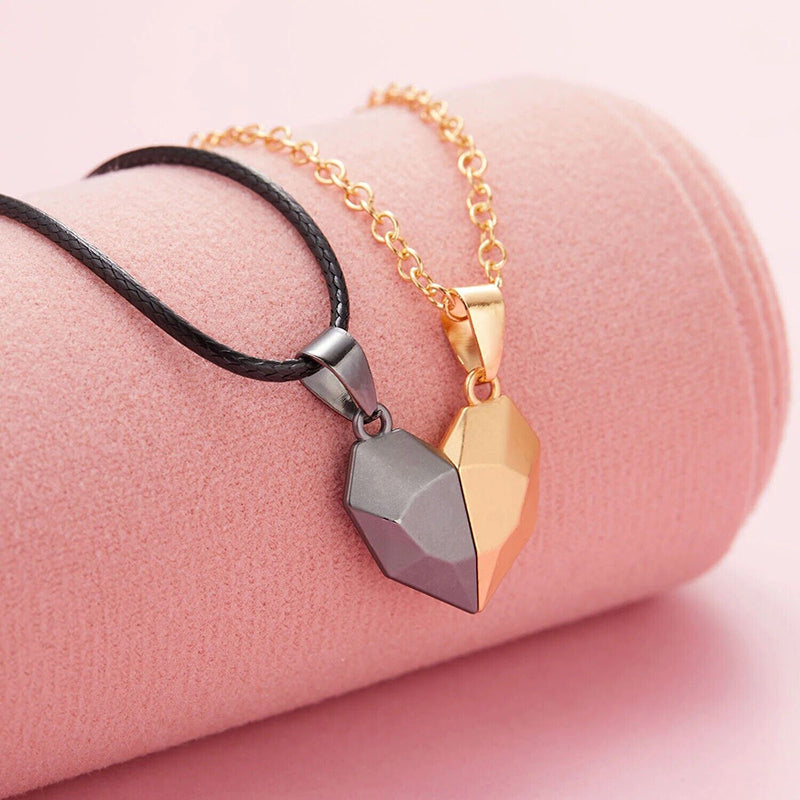 Heart-to-Heart | Magnetic Heart Necklace for Lovers & Friends