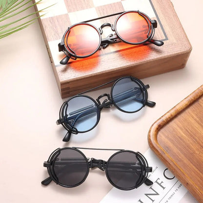 Rebel Rounds | Chic & Edgy Vintage Punk Sunglasses