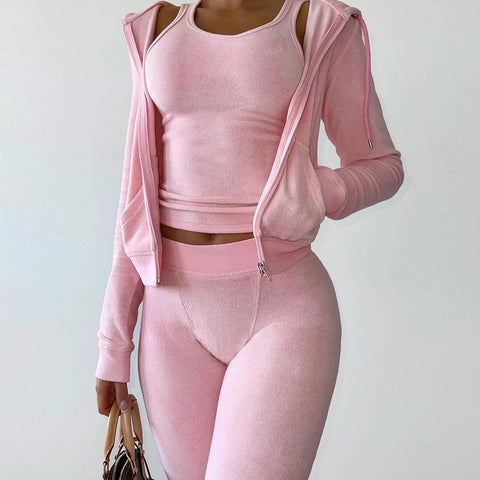 Lily | Comfortable and Cozy 3-Piece Sweatsuit Ensemble