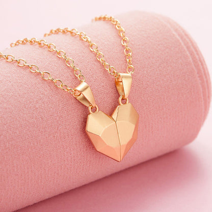 Heart-to-Heart | Magnetic Heart Necklace for Lovers & Friends