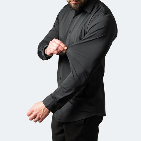 Oliver | Sleek & Simple Elastic Non-Iron Shirt