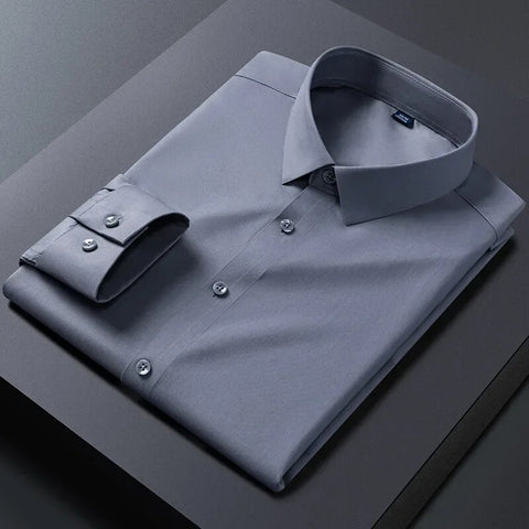 Brandon | Elegant & Anti-Wrinkle Long Sleeve Shirt