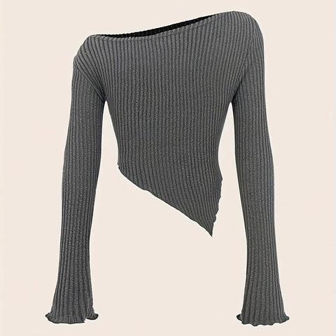 Eliana | Edgy & Elegant Asymmetrical Sweater