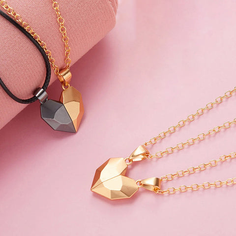 Heart-to-Heart | Magnetic Heart Necklace for Lovers & Friends