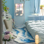 Coastal Caress | Soft & Aesthetic Ocean Wave Rug