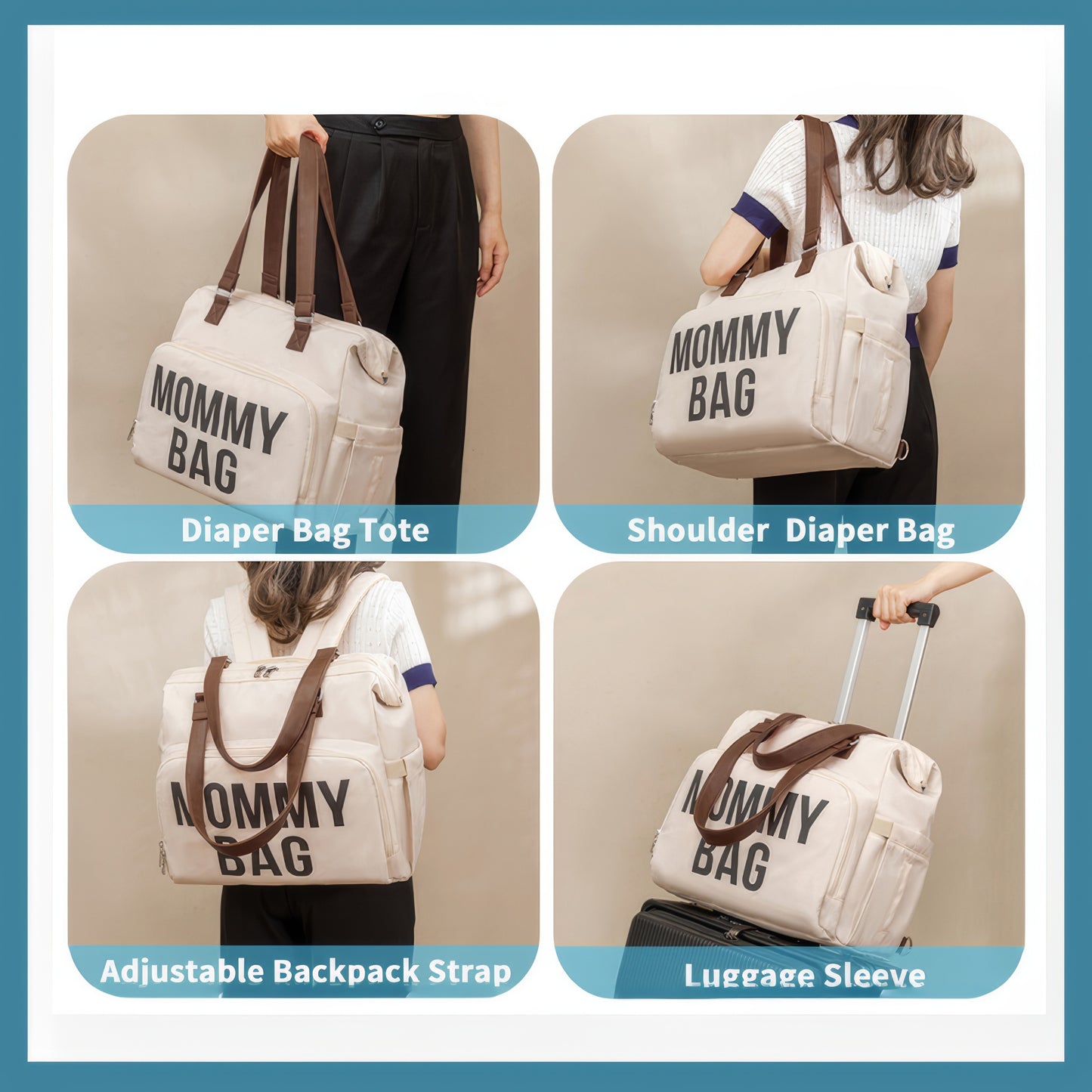 Mommy Bag | Stylish & Spacious Motherhood Companion Bag