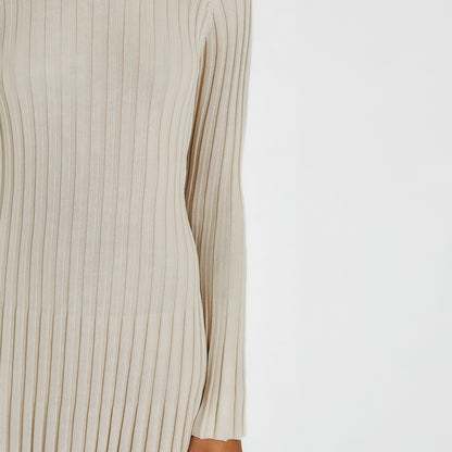 Leah | Tailored Knit Maxi Dress