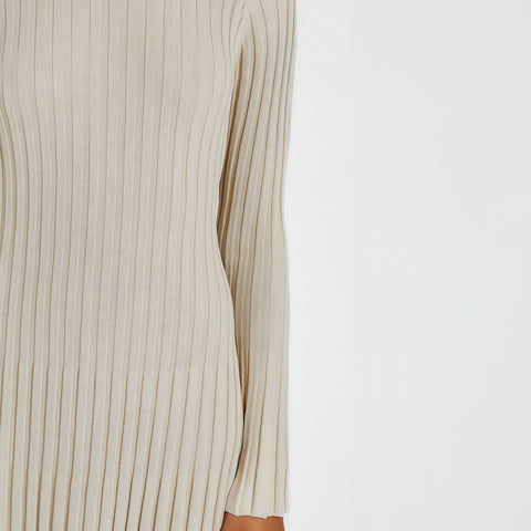 Leah | Tailored Knit Maxi Dress