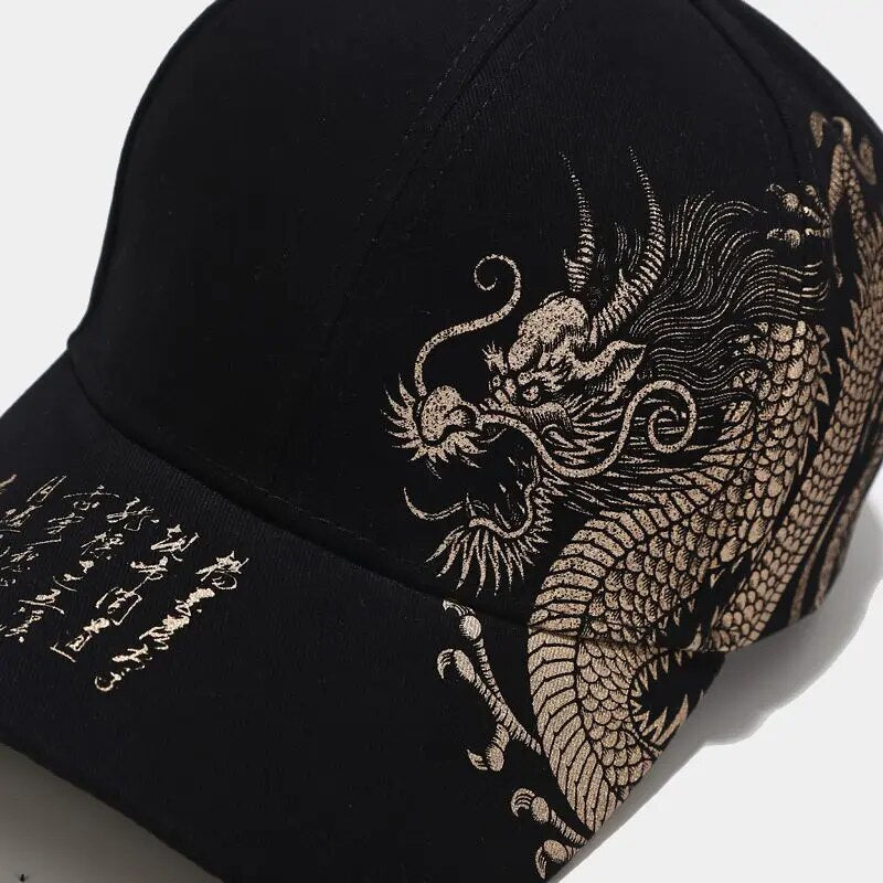 Mythic Shade | Bold & Mystical Dragon Print Cap