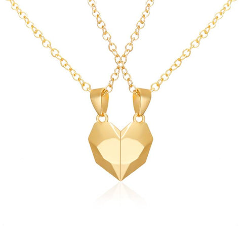 Heart-to-Heart | Magnetic Heart Necklace for Lovers & Friends