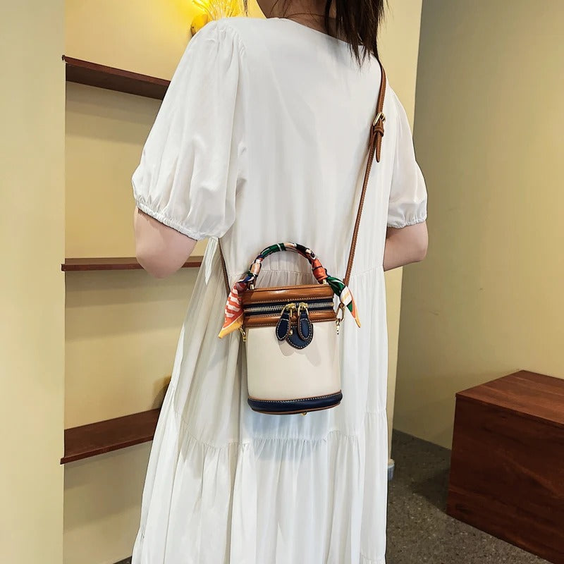 Mackenzie | Elegant & Versatile Cylinder Crossbody Bag