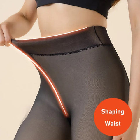 Samt-Leggings | Warme Innenschicht 