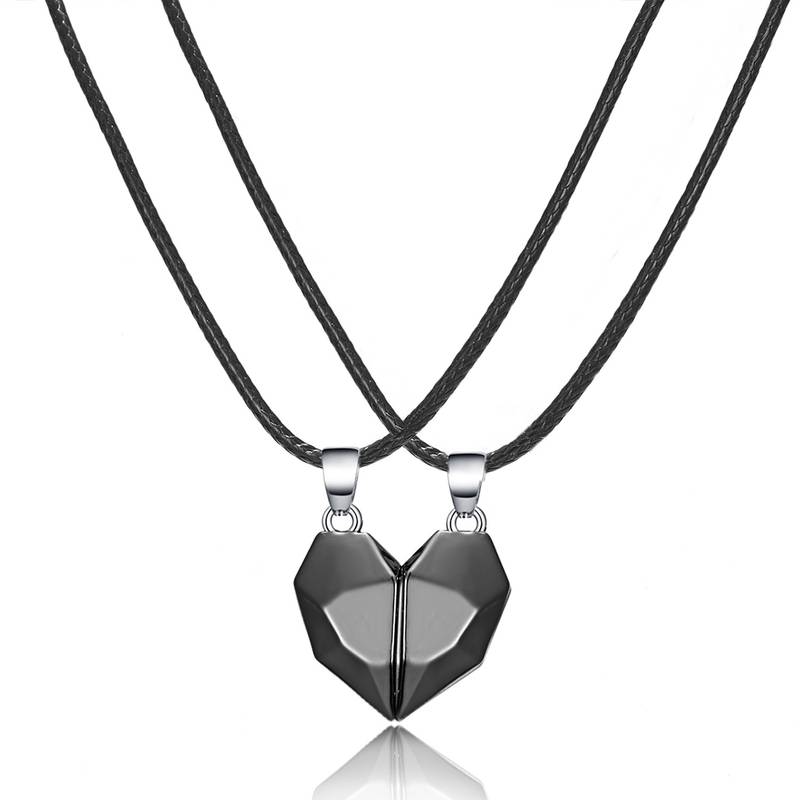 Heart-to-Heart | Magnetic Heart Necklace for Lovers & Friends