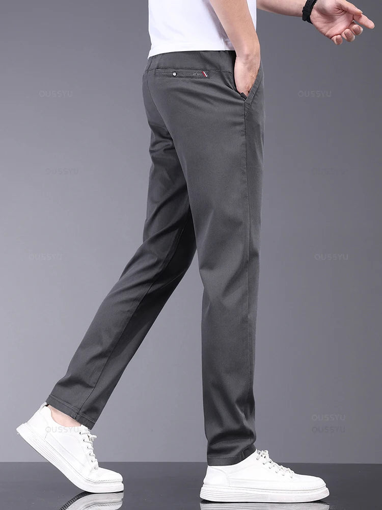 Sophisticated Black Men's Chinos