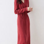 Sienna | Cozy Knit Wrap Dress