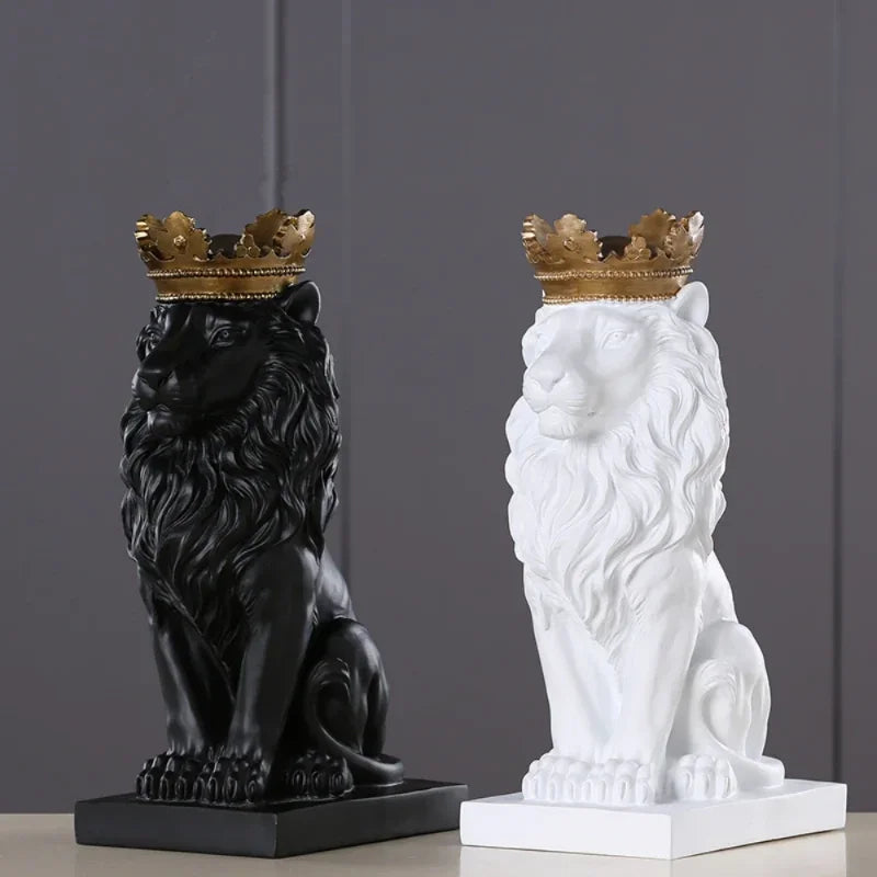 Leo | Resin Regal King Lion Statue