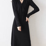 Sienna | Cozy Knit Wrap Dress