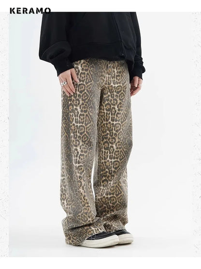 Leo | Wild Print Casual Pants