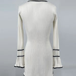 Sophia | Chic Ribbed Knit Dress