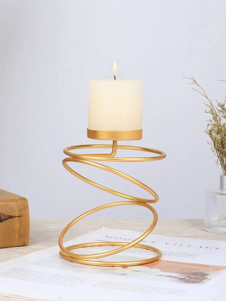 Luxury Style Metal Candle Holders