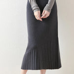 Sophia | Stylish Knitted Midi Skirt