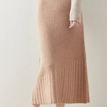 Sophia | Stylish Knitted Midi Skirt