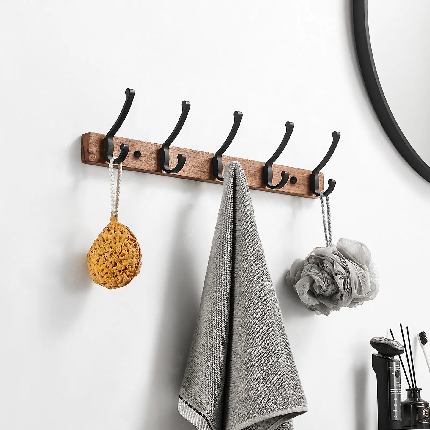 Wood Slat Hooks | Wall Mounted