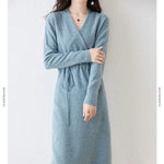 Sienna | Cozy Knit Wrap Dress