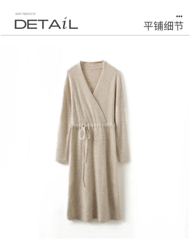 Sienna | Cozy Knit Wrap Dress