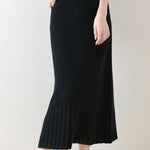 Sophia | Stylish Knitted Midi Skirt