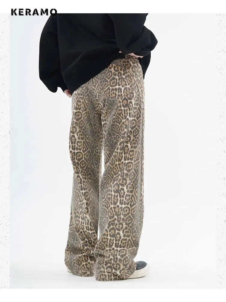 Leo | Wild Print Casual Pants