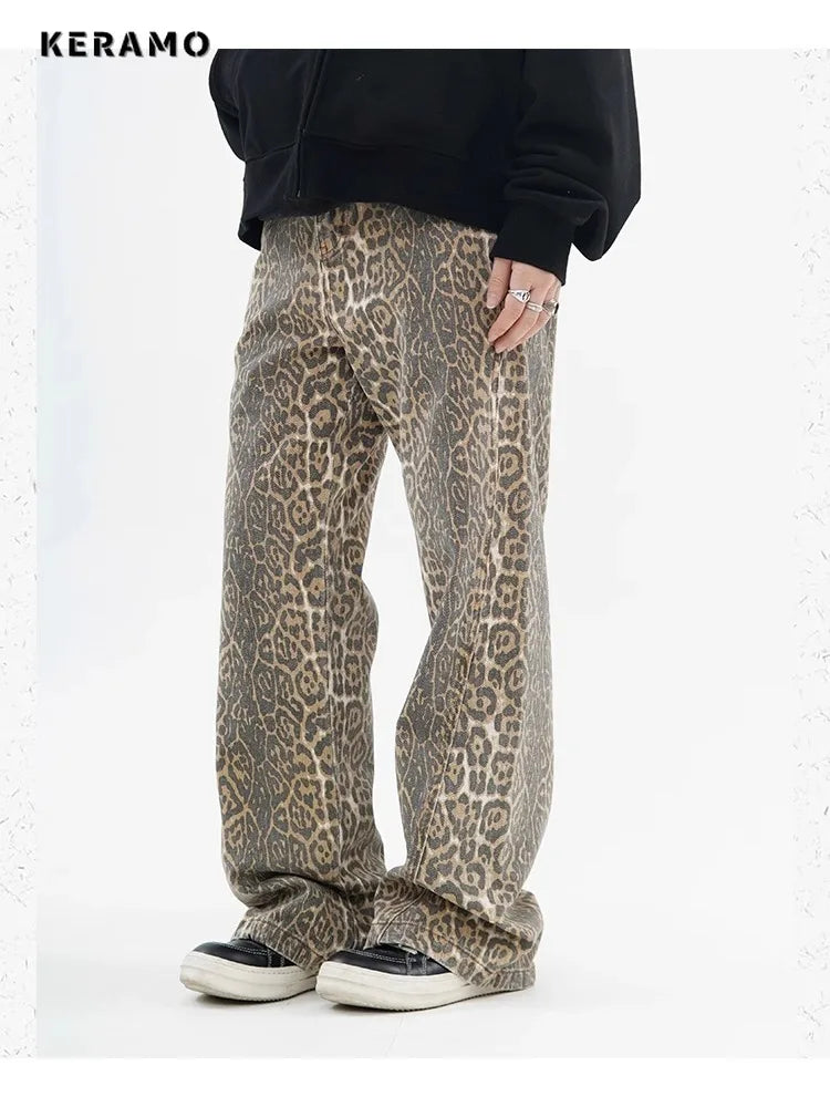 Leo | Wild Print Casual Pants