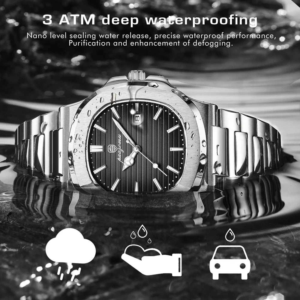 Palermo | Stainless Steel Watch (Waterproof)