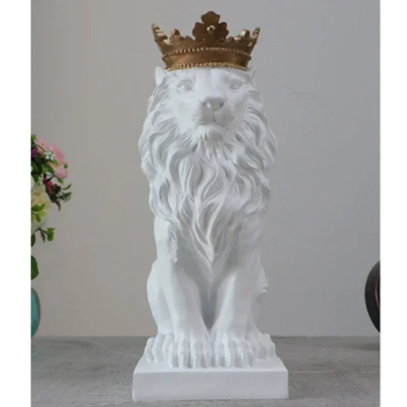 Leo | Resin Regal King Lion Statue