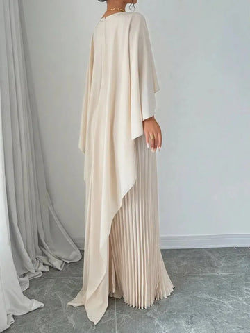 Sophia | Graceful Pleated Maxi Dress