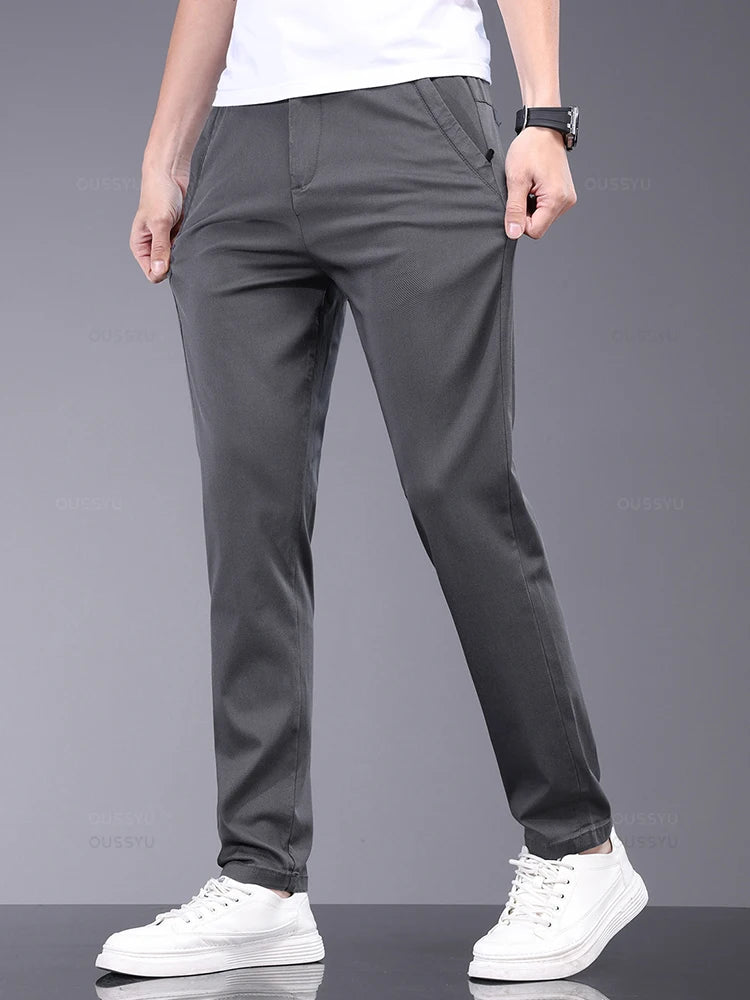 Sophisticated Black Men's Chinos