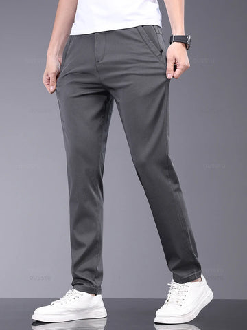 Sophisticated Black Men's Chinos