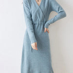 Sienna | Cozy Knit Wrap Dress