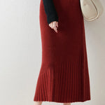 Sophia | Stylish Knitted Midi Skirt