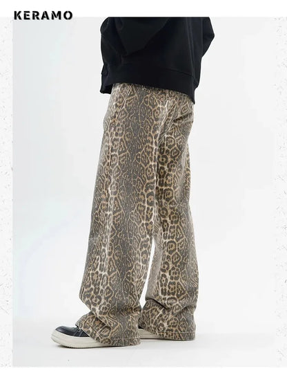 Leo | Wild Print Casual Pants