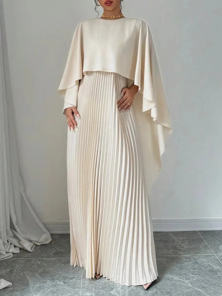 Sophia | Graceful Pleated Maxi Dress