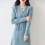 Sienna | Cozy Knit Wrap Dress