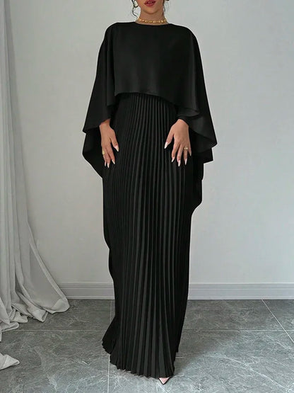 Sophia | Graceful Pleated Maxi Dress