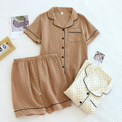 Ella | Cozy Polka Dot Pajama Set