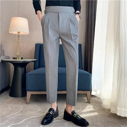 Finn | Slim Fit Pleated Trousers